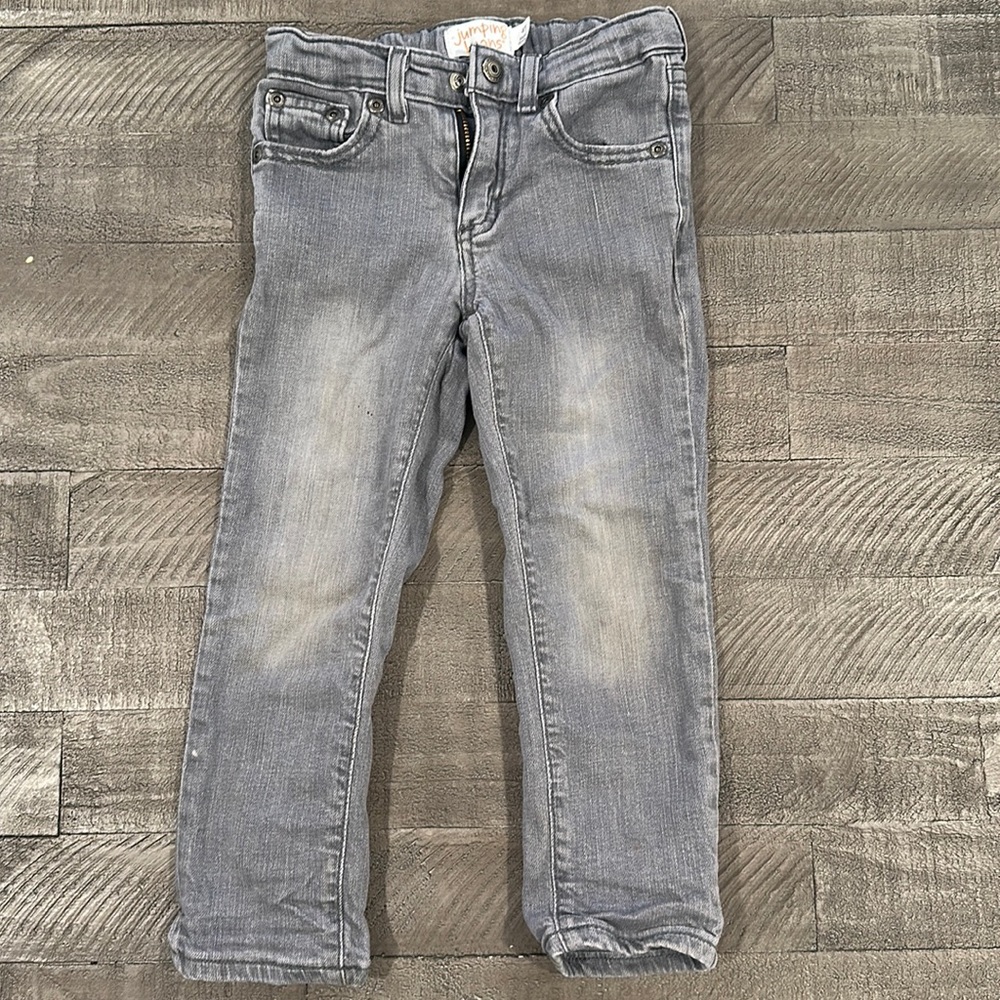 Kids Jumping Beans brand gray jeans